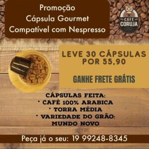 CÁPSULA NESPRESSO COMPATÍVEL - GOURMET 30 UN