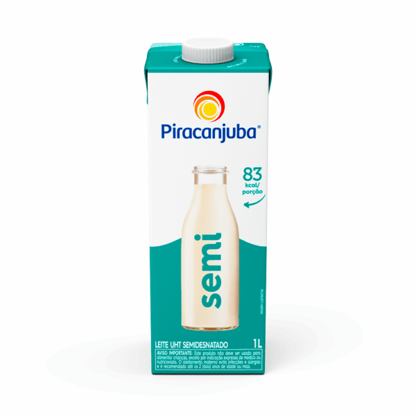Leite Semidesnatado Piracanjuba 1L